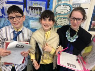 Primary Six impress the DRAGON'S of Dragon's Den!