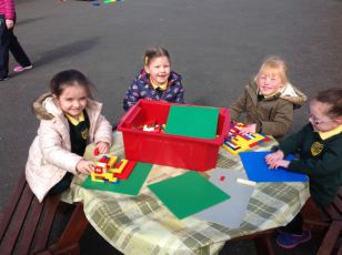 Enjoying the sunshine in P1